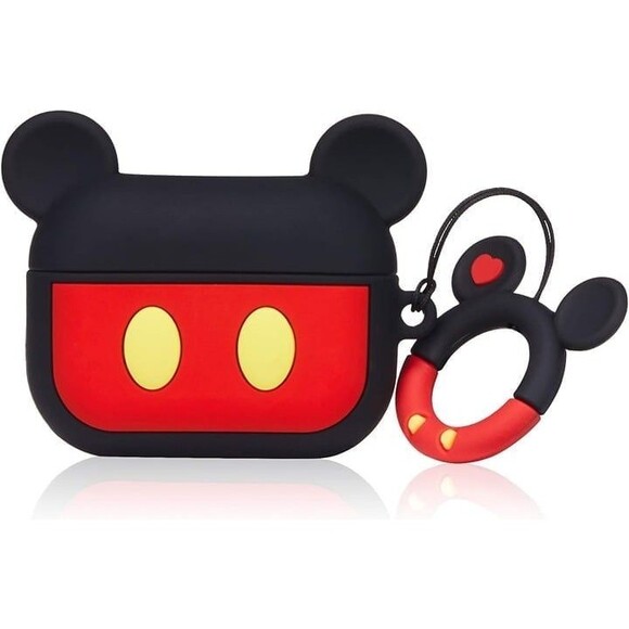 Disney Mickey Mouse Ears Apple AirPods Pro (Gen 1 & 2) Case Cover NWOT - Picture 1 of 4